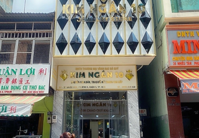 Thiết kế thi công nội thất hệ thống vàng bạc đá quý Kim Ngân 10