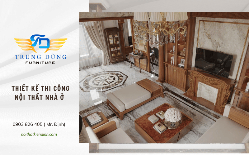 thiết kế thi công nội thất nhà ở