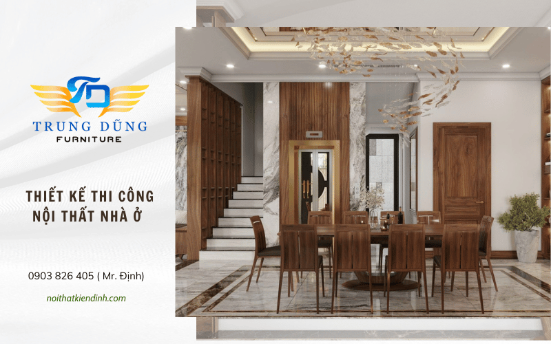 thiết kế thi công nội thất nhà ở
