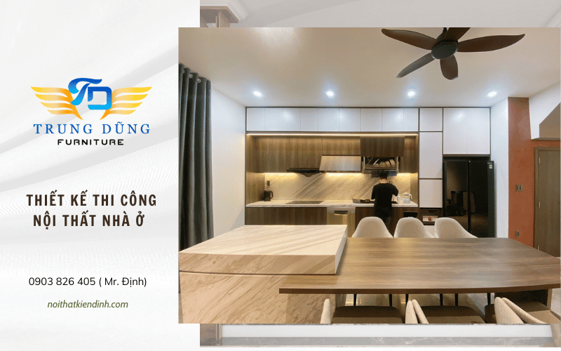 thiết kế thi công nội thất nhà ở