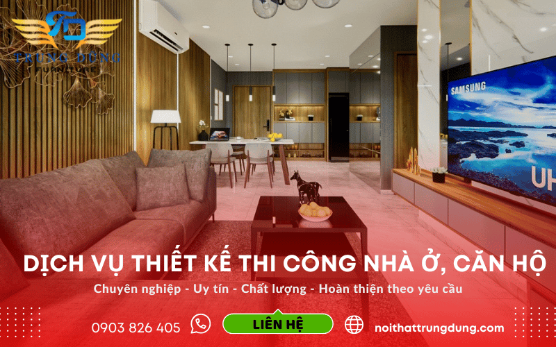 thiết kế thi công nội thất