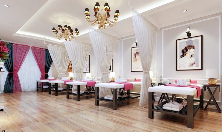 THIẾT KẾ THI CÔNG NỘI THẤT SPA